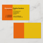 Goldener Abschnitt 14 Visitenkarte (Vorne/Hinten)