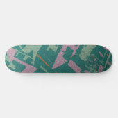 Goldener Abschnitt Aquamarin Skateboard (Horizontal)