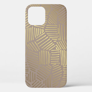 Goldener abstrakter, eleganter Vintager Hintergrun Case-Mate iPhone Hülle