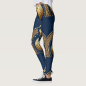 goldener abstrakter Vektor Leggings (Links)