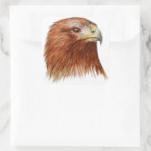 Goldener Adler 2011 Quadratischer Aufkleber (Tasche)