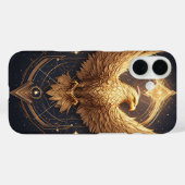 Goldener Adler Case-Mate iPhone Hülle (Rückseite (Horizontal))