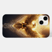 Goldener Adler Case-Mate iPhone Hülle (Rückseite (Horizontal))