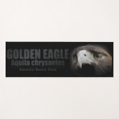 Goldener Adler: Extra Long Yoga Mat Yogamatte (Vorderseite (Horizontal))
