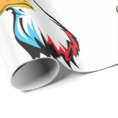 Goldener Adler Geschenkpapier (Rolleneckpunkt)