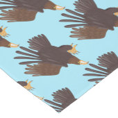 Goldener Adler, lustige Cartoon-Illustration Kurzer Tischläufer (Ecke)