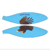 Goldener Adler, lustige Cartoon-Illustration Mini Basketball (Panele)