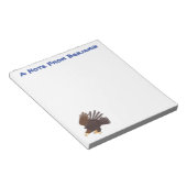 Goldener Adler, lustige Cartoon-Illustration Notizblock (angewinkelt)