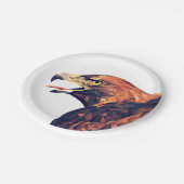 Goldener Adler Pappteller (Schrägansicht)