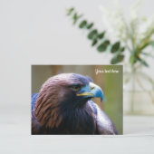 Goldener Adler Postkarte (Stehend Vorderseite)