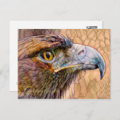 Goldener Adler [Postkarte] Postkarte (Vorne/Hinten)