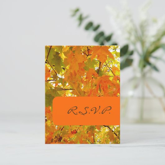 Goldener Ahorn, UAWG Postkarten für 12x18 (Stehend Vorderseite)