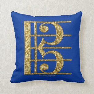 Goldener AltClef Kissen