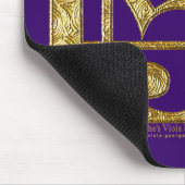 Goldener AltClef Mousepad (Ecke)