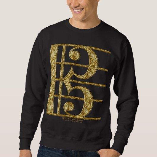 Goldener AltClef Sweatshirt (Vorderseite)