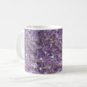 Goldener Amethyst-Schimmer Kaffeetasse (Vorderseite Links)