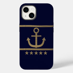 Goldener Anker, Symbole der Liebe . Case-Mate iPhone 14 Hülle