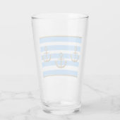 Goldener Anker, Symbole der Liebe . Glas (Rückseite)