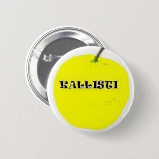 Goldener Apfel Button (Vorne & Hinten)