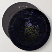 Goldener Apfel Button (Vorne & Hinten)