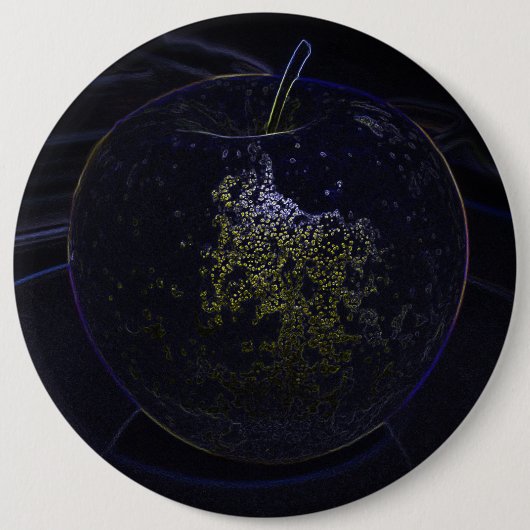 Goldener Apfel Button (Vorderseite)