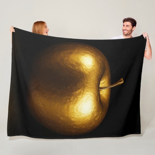 Goldener Apfel Fleecedecke (Beispiel)