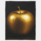 Goldener Apfel Fleecedecke (Vorderseite)