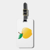 Goldener Apfel Helles Gelbes Obst Gepäckanhänger (Vorderseite vertikal)