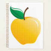 Goldener Apfel Helles Gelbes Obst Planer (Vorderseite)