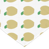 Goldener Apfel Kurzer Tischläufer (Ecke)