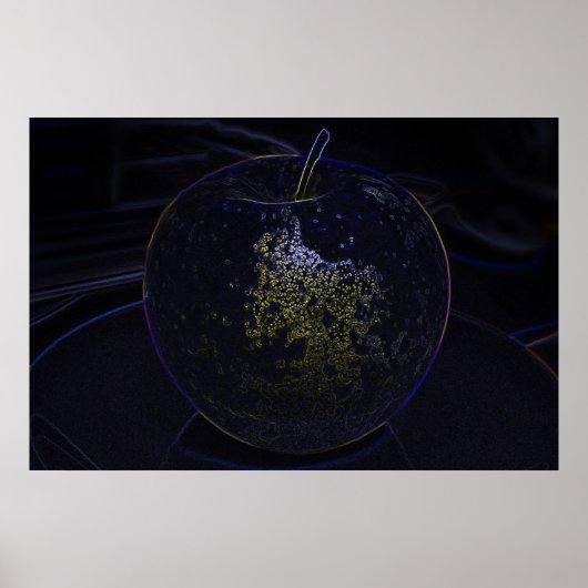 Goldener Apfel Poster (Vorne)