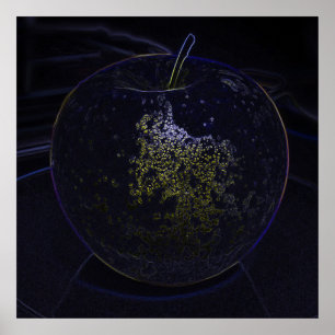 Goldener Apfel Poster