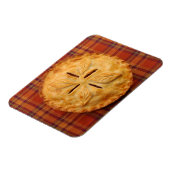 Goldener Apfelkuchenmagnet Magnet (Linke Seite)