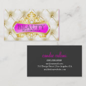 Goldener Aufenthaltsraum der Schönheits-311 Visitenkarte (Vorne/Hinten)
