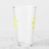 Goldener Austern Glasbecher Glas (Links)