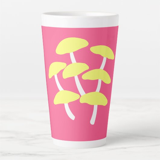 Goldener Austern-Latte-Mug Milchtasse (Vorderseite)