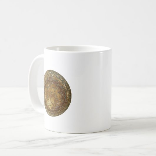 goldener Ball Kaffeetasse (Vorderseite Links)