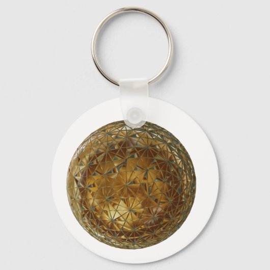 goldener Ball Schlüsselanhänger (Vorderseite)