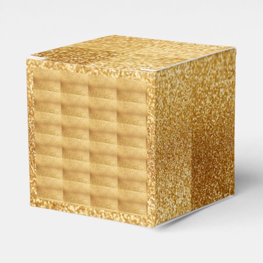 Goldener Ballotin Geschenkschachtel (Vorderseite)