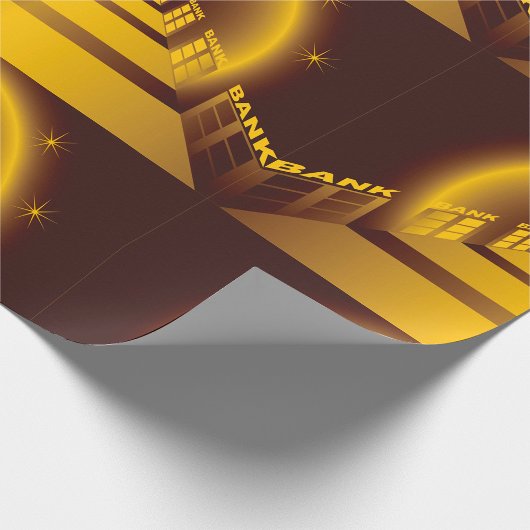 Goldener Bankkorridor lässt Dollarfinanzierung wac Geschenkpapier