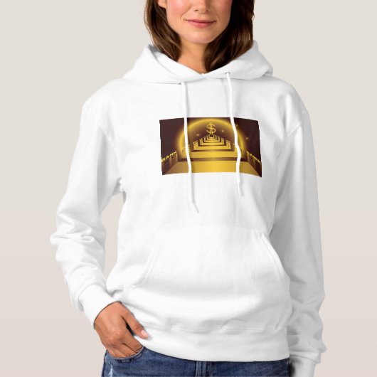 Goldener Bankkorridor lässt Dollarfinanzierung wac Hoodie (Vorderseite)