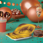 Goldener Bankkorridor lässt Dollarfinanzierung wac Pappteller