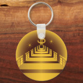 Goldener Bankkorridor lässt Dollarfinanzierung wac Schlüsselanhänger (Vorderseite)