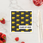 Goldener Bär-Abschlussfeier Serviette (Beispiel)