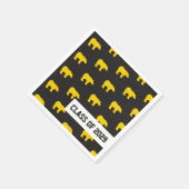 Goldener Bär-Abschlussfeier Serviette (Ecke)