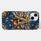 Goldener Barock Case-Mate iPhone Hülle (Rückseite (Horizontal))