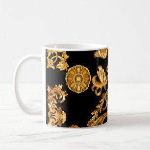 Goldener Barock, Zierelemente. Kaffeetasse