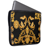 Goldener Barock, Zierelemente. Laptopschutzhülle (Vorne Rechts)