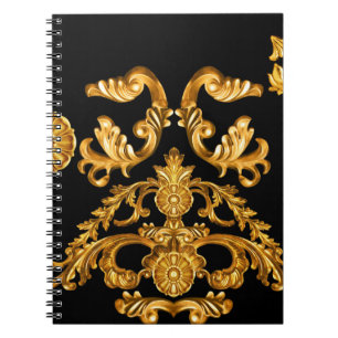 Goldener Barock, Zierelemente. Notizblock