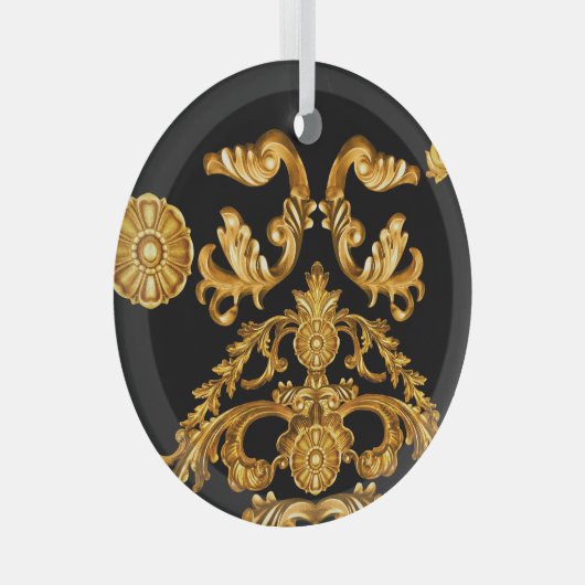 Goldener Barock, Zierelemente. Ornament Aus Glas (Vorderseite Rechts)